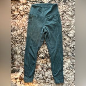 Turquoise Basic Leggings